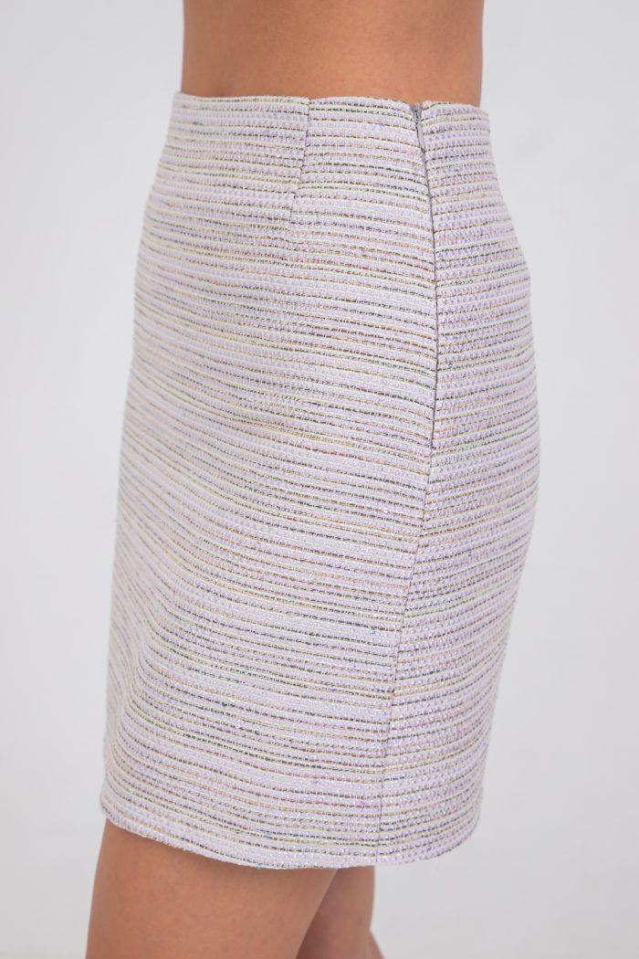 Mini Skirt Lurex Tweed Beige low side view.jpg Mini Skirt Lurex Tweed Beige low side view.jpg